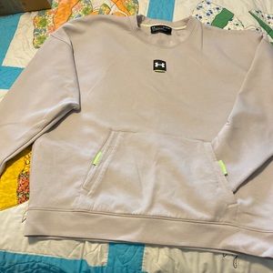 Under Armour sweatshirt.